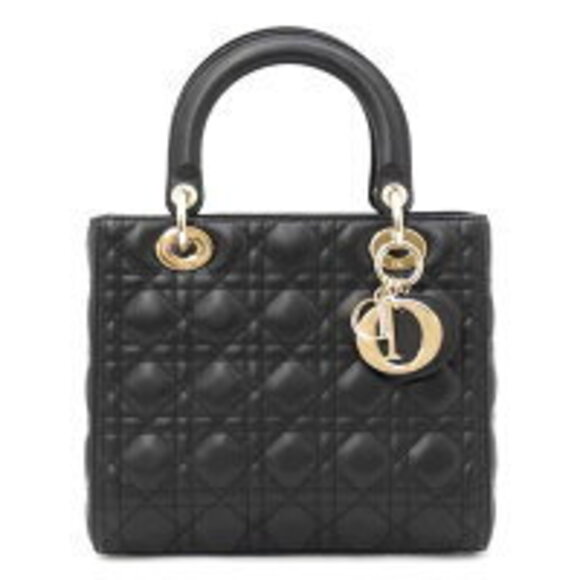 Dior Handbags - Christian Dior Lady Handbag Cannage Lambskin Bag
